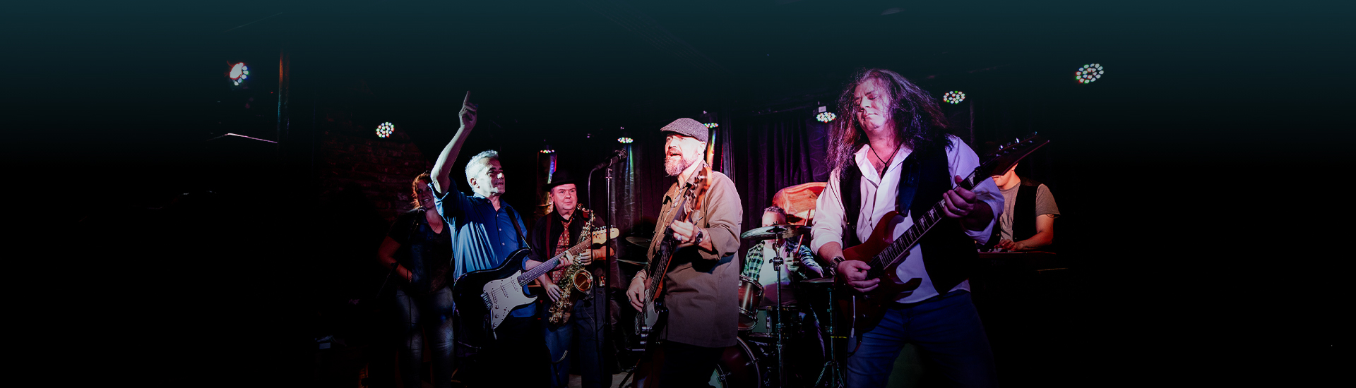 a group of men playing instruments