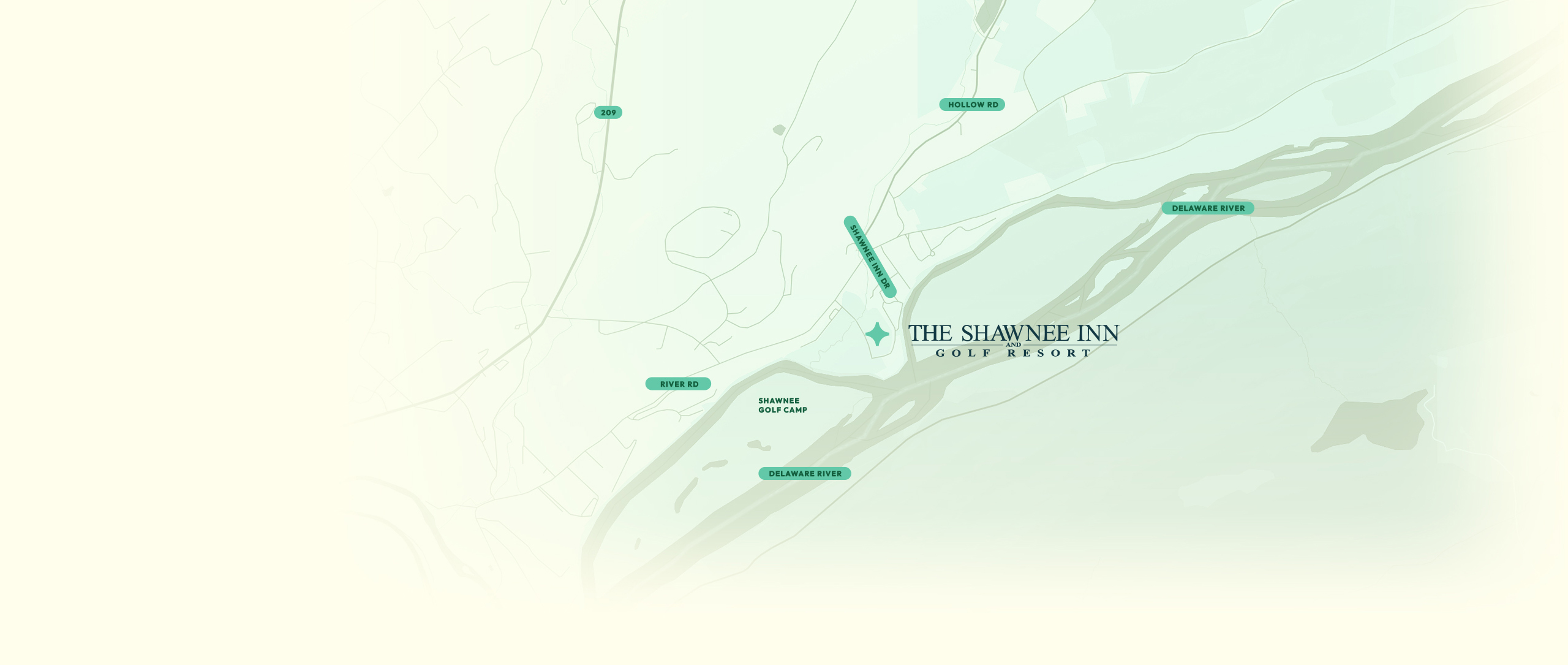 a map of a golf resort