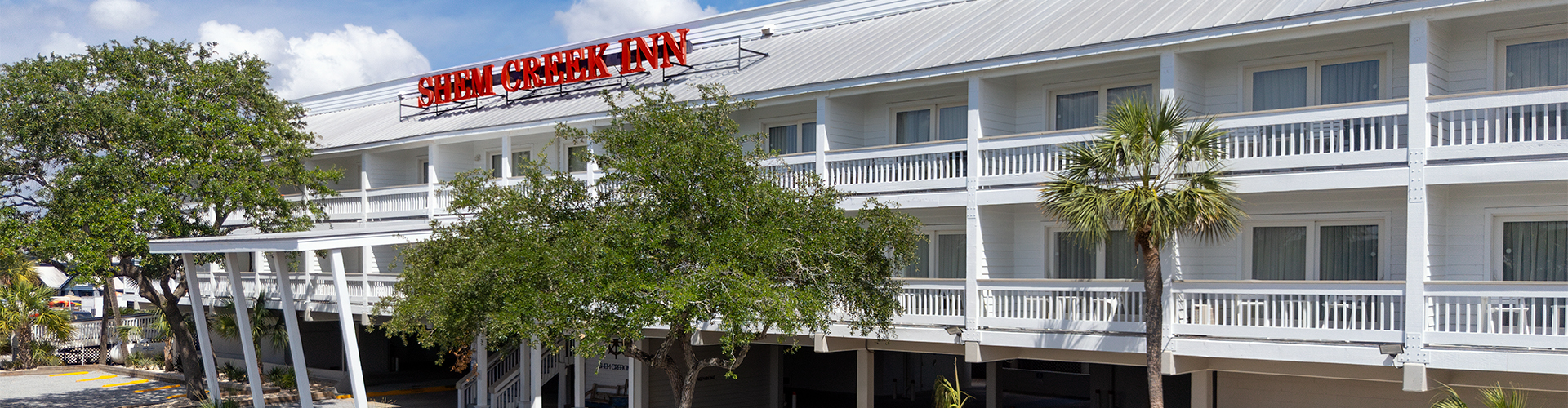 Flagstaff House with a sign on it