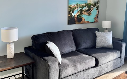a couch in a room