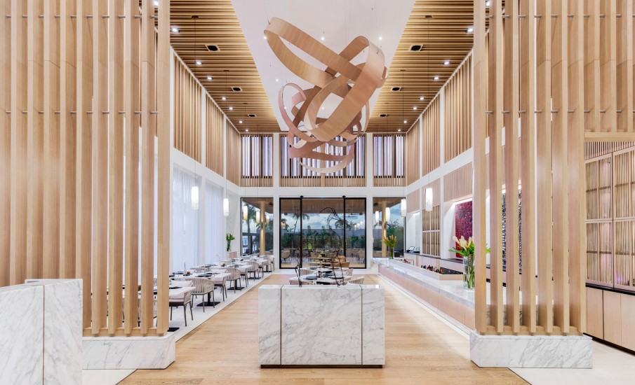 The lobby.