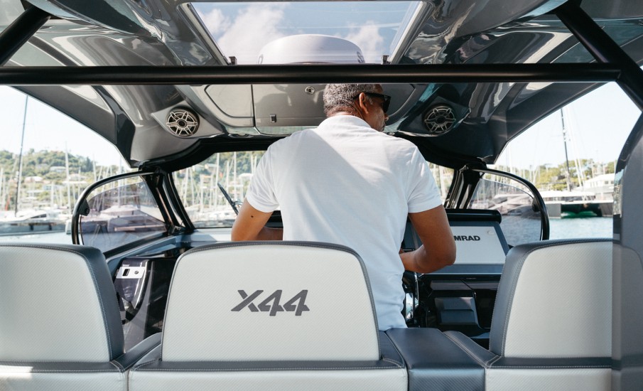 a man in a white shirt