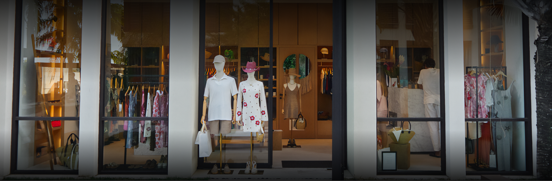 a mannequins in a store