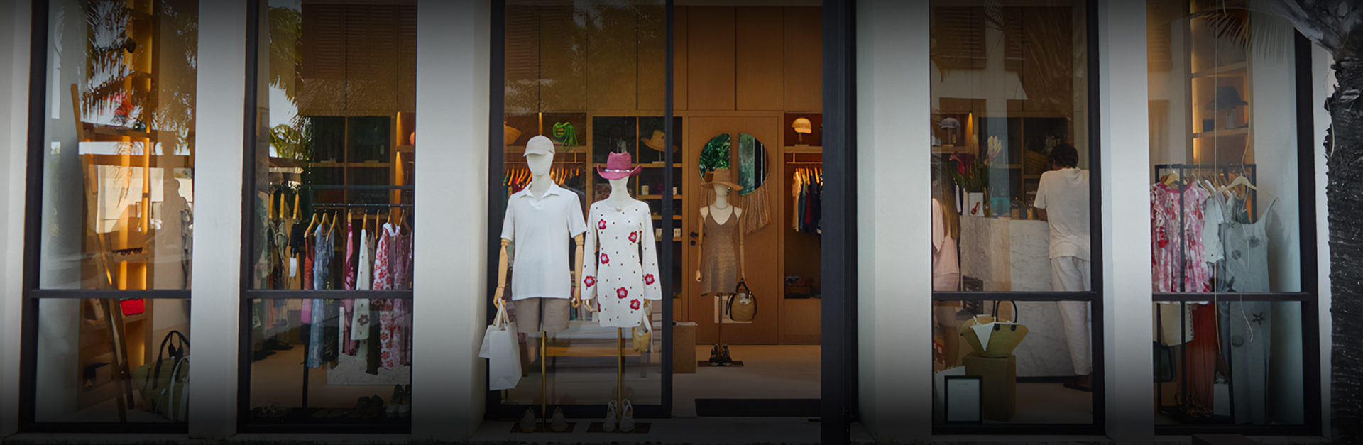 a mannequins in a store