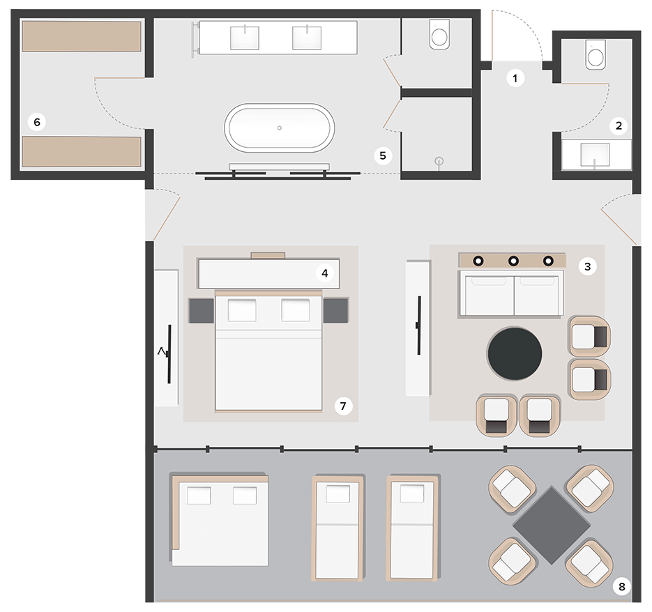 Ocean View Junior Suite Silversands Grand Anse