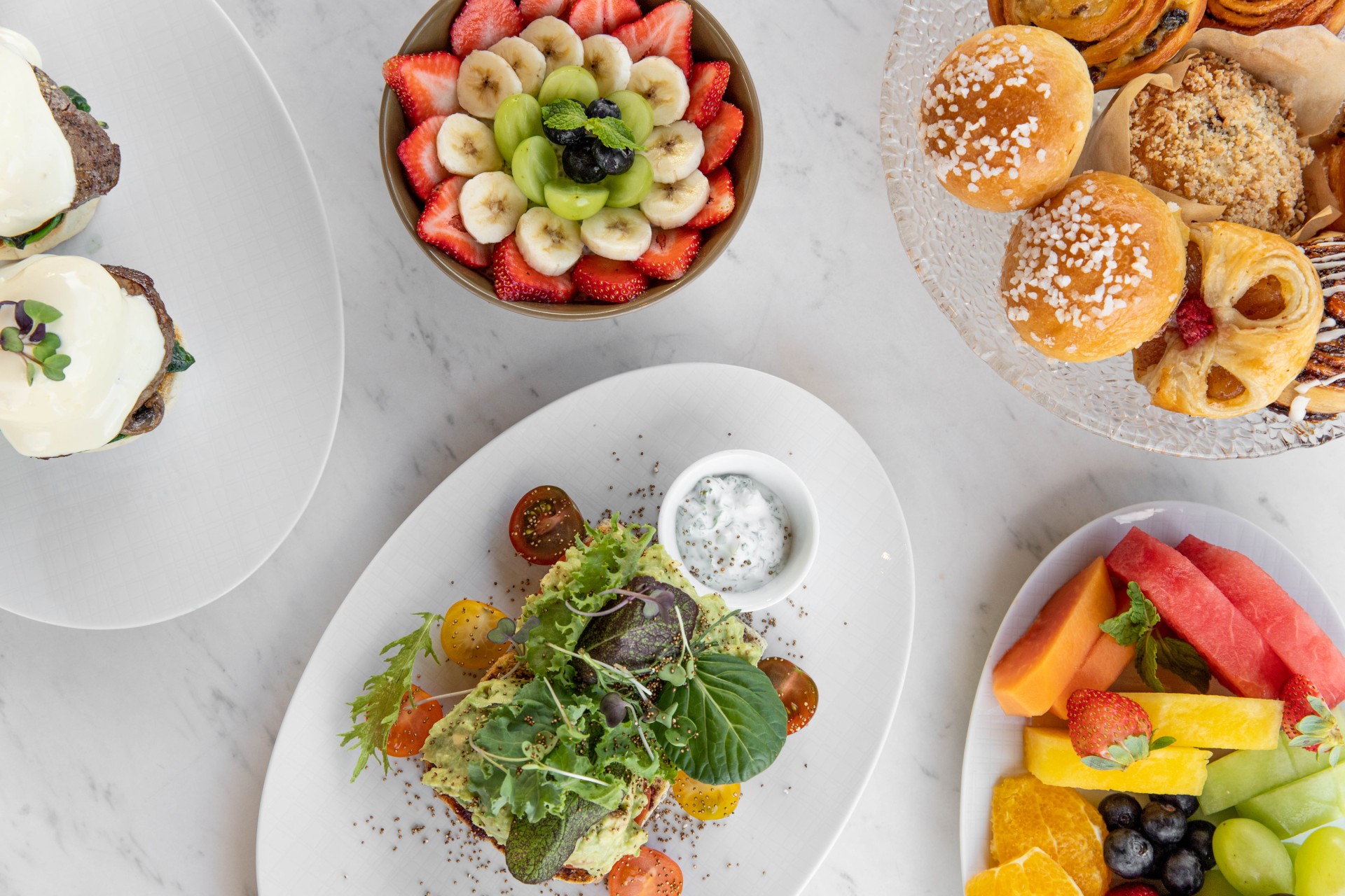 a plate of food on a table