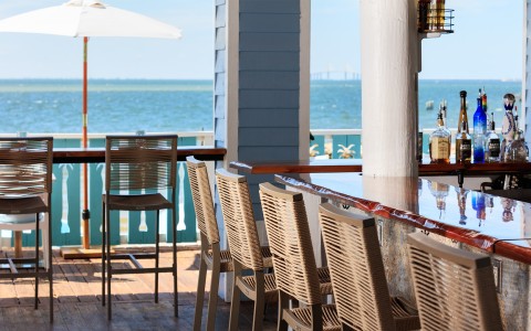 chairs and chairs on a patio