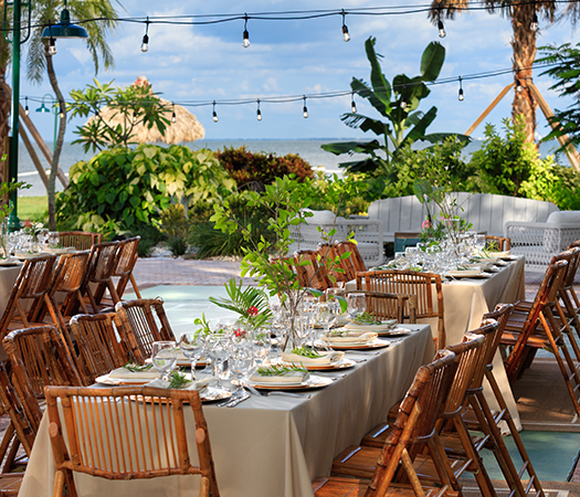 a table set for a party