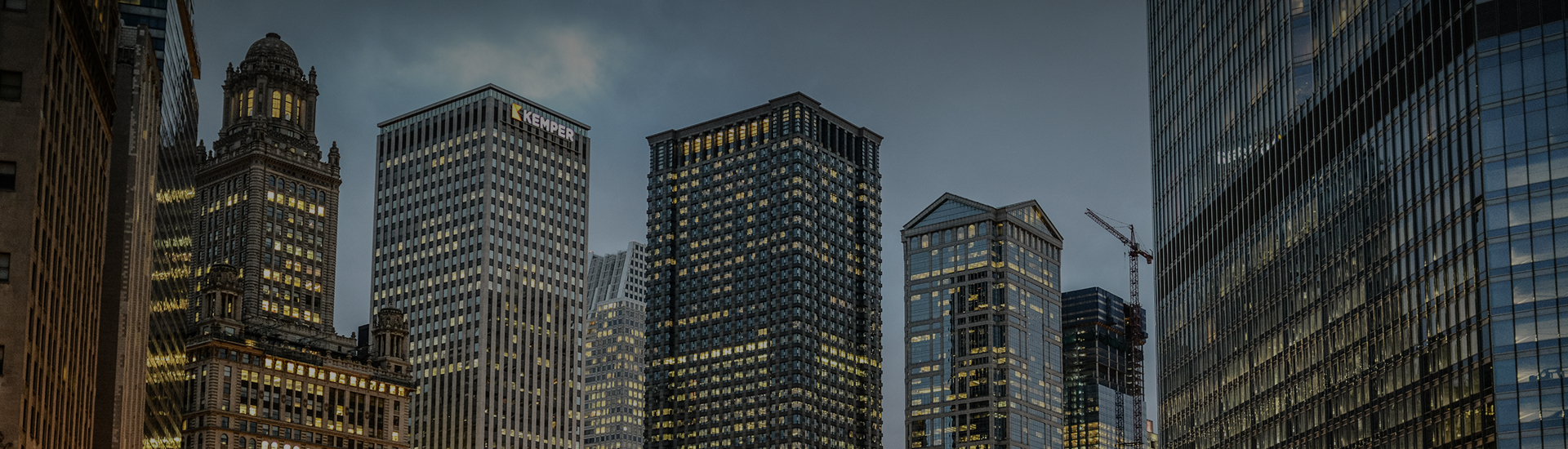 a group of tall buildings