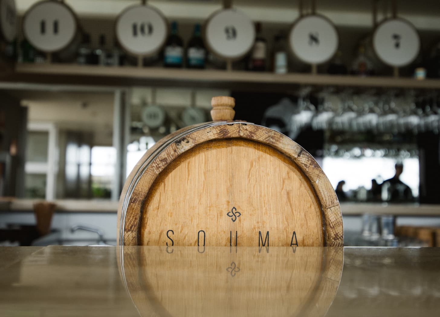 Post image for a wooden barrel on a counter
