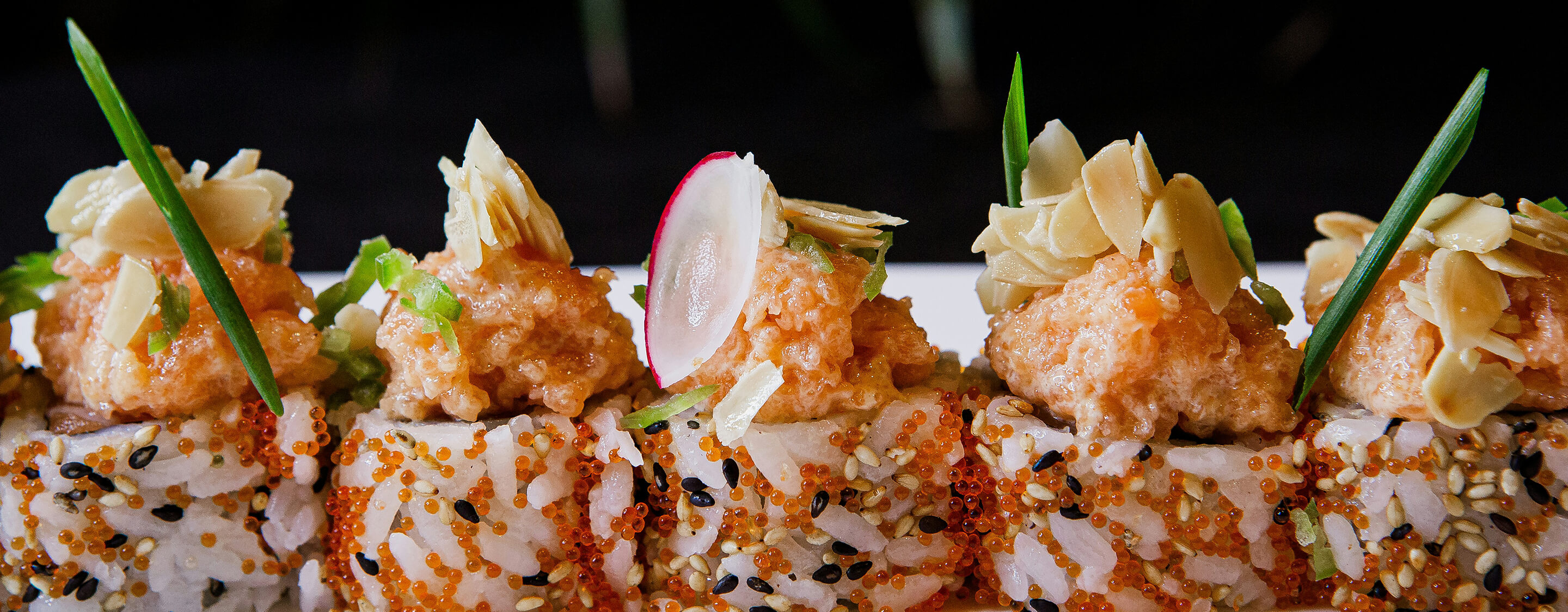 close up of food on a plate