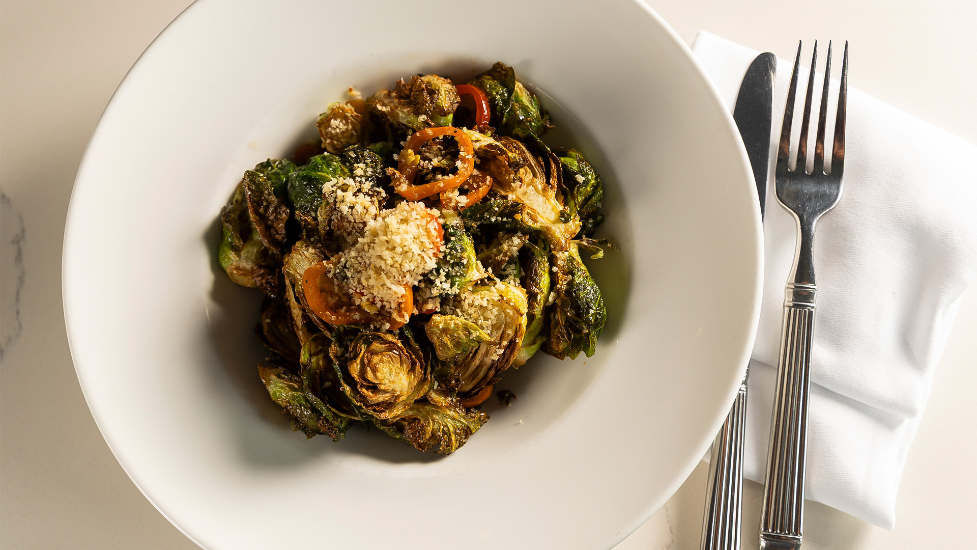 a bowl of food on a table