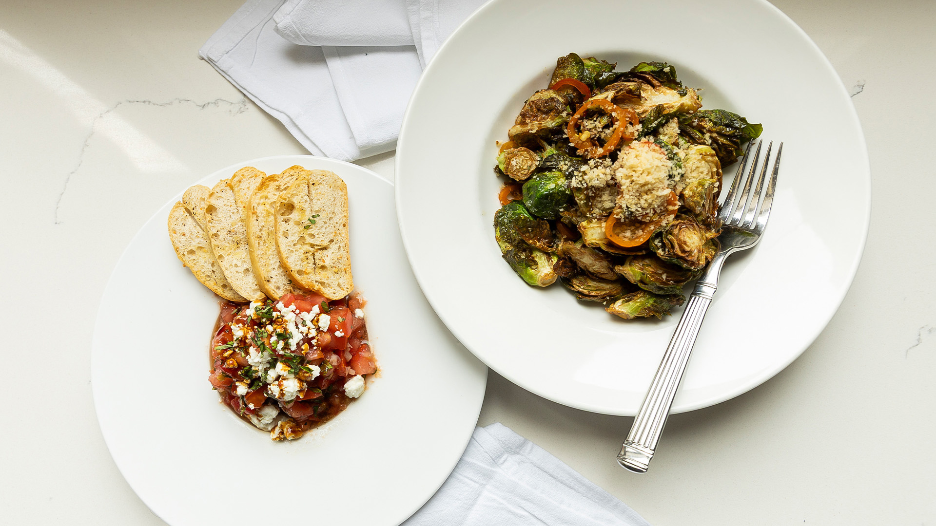 a plate of food on a table