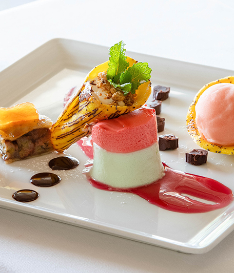 gourmet dessert dish