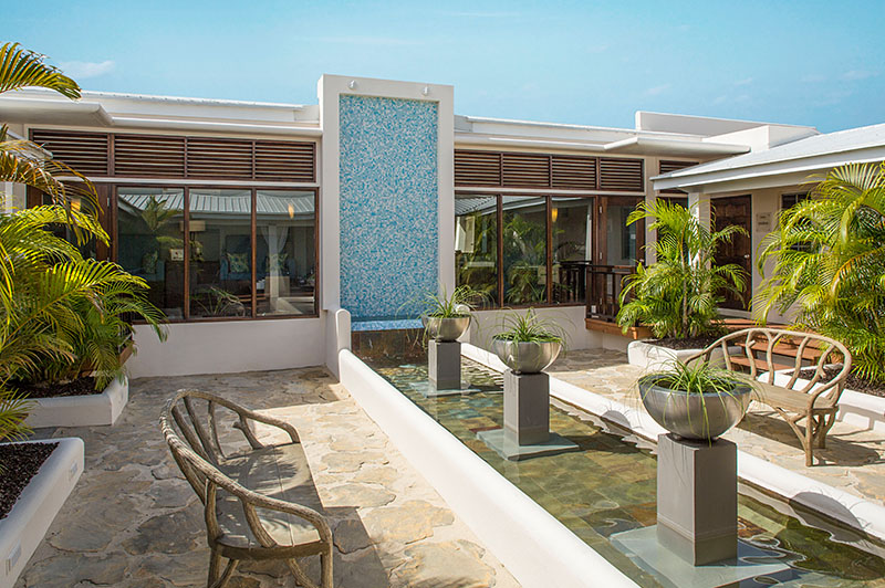 view of spa's courtyard