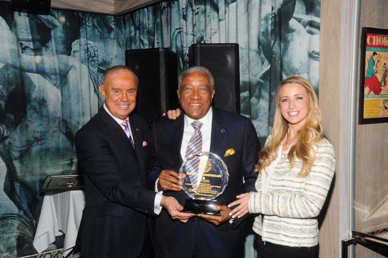  (l-r) Joseph Cinque; Sir Royston Hopkin KCMG; and Kateryna Szewczyk, International Trustee for AAHS