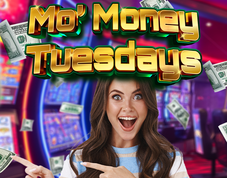 a woman pointing at money