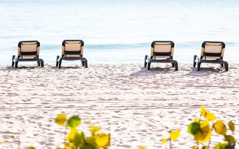 chairs on a beach
