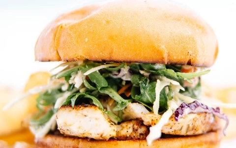 a close up of a sandwich