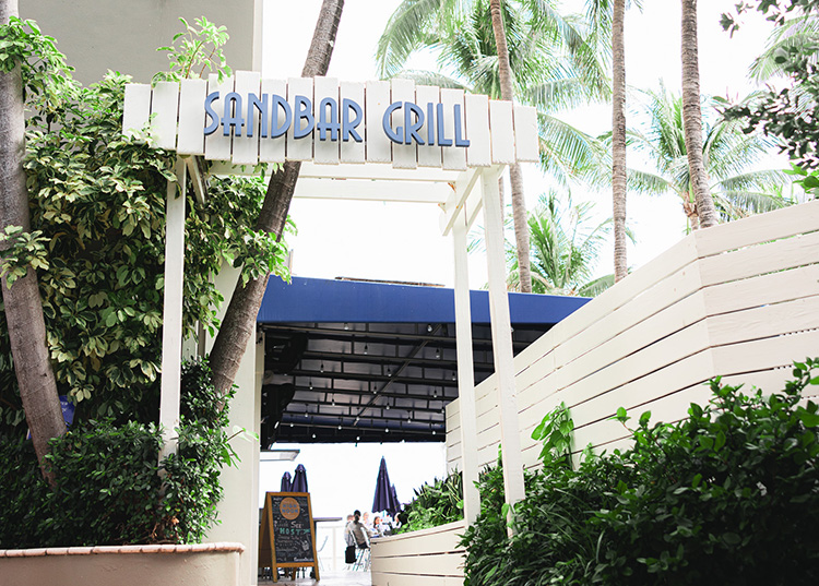 a sign over a restaurant
