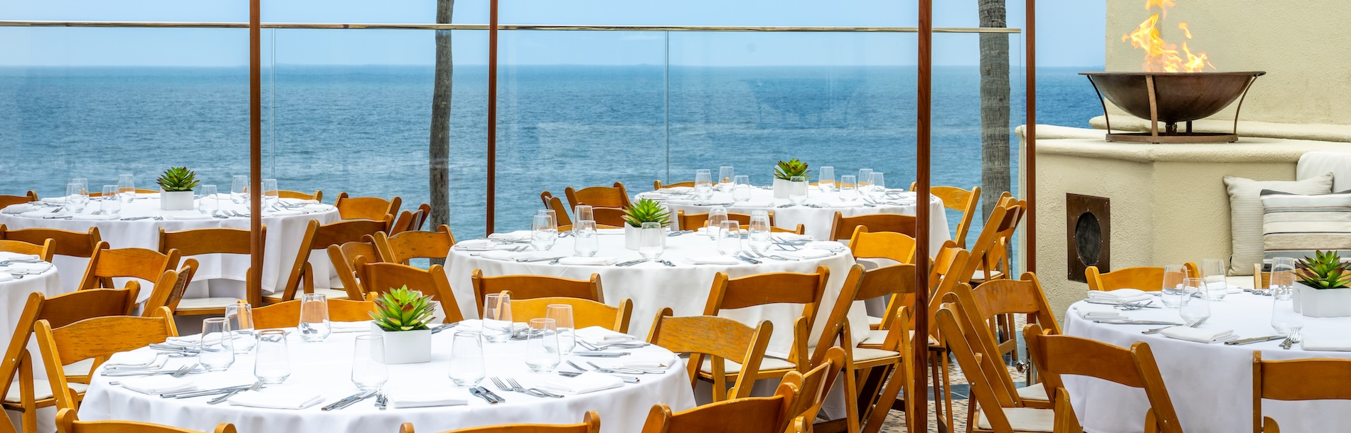 a table set up for a dinner