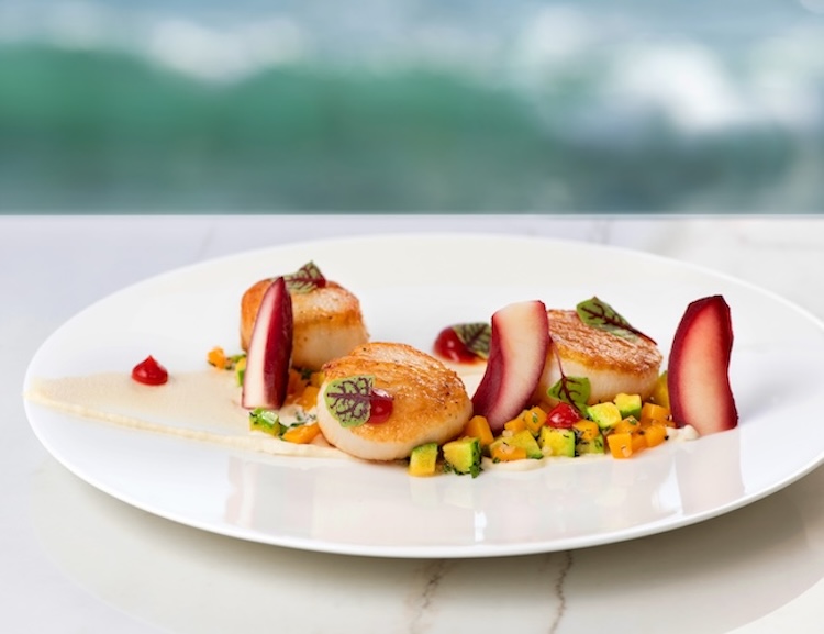 a plate of food on a table