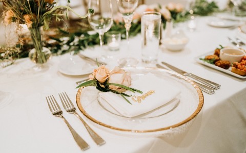 wedding place setting