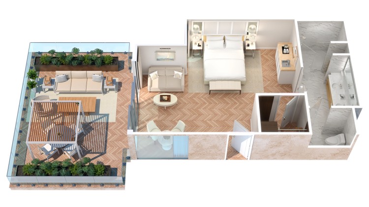 a floor plan of a house