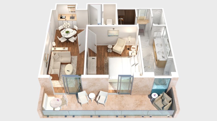 a floor plan of a house