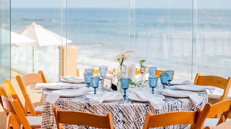 classy table with elegant place settings