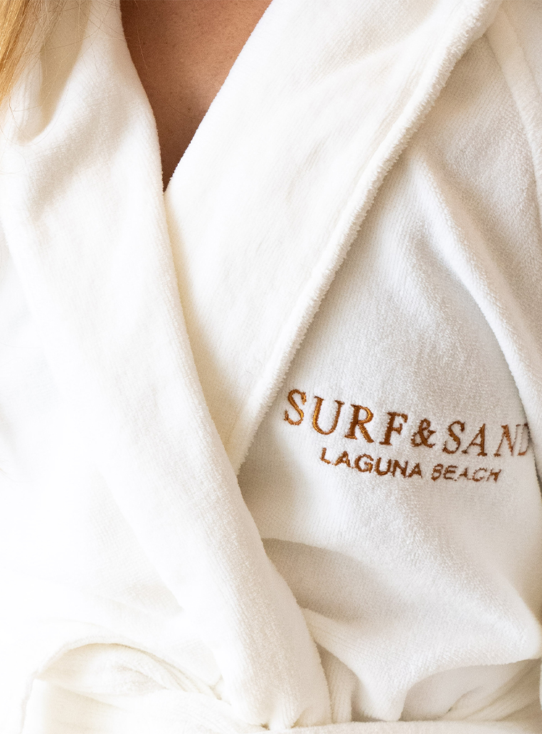 a person wearing a white robe