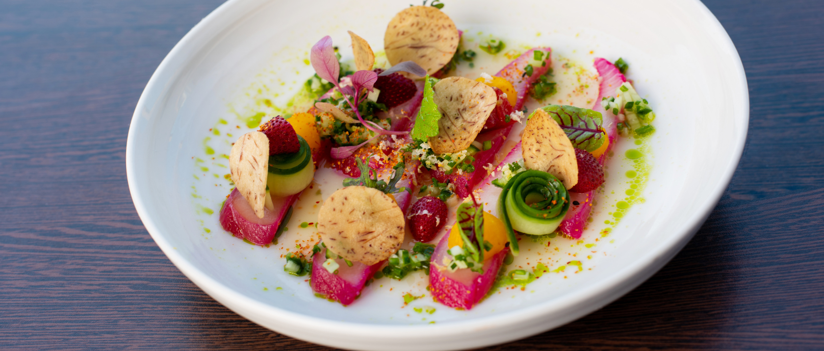 Beet Cured Hamachi