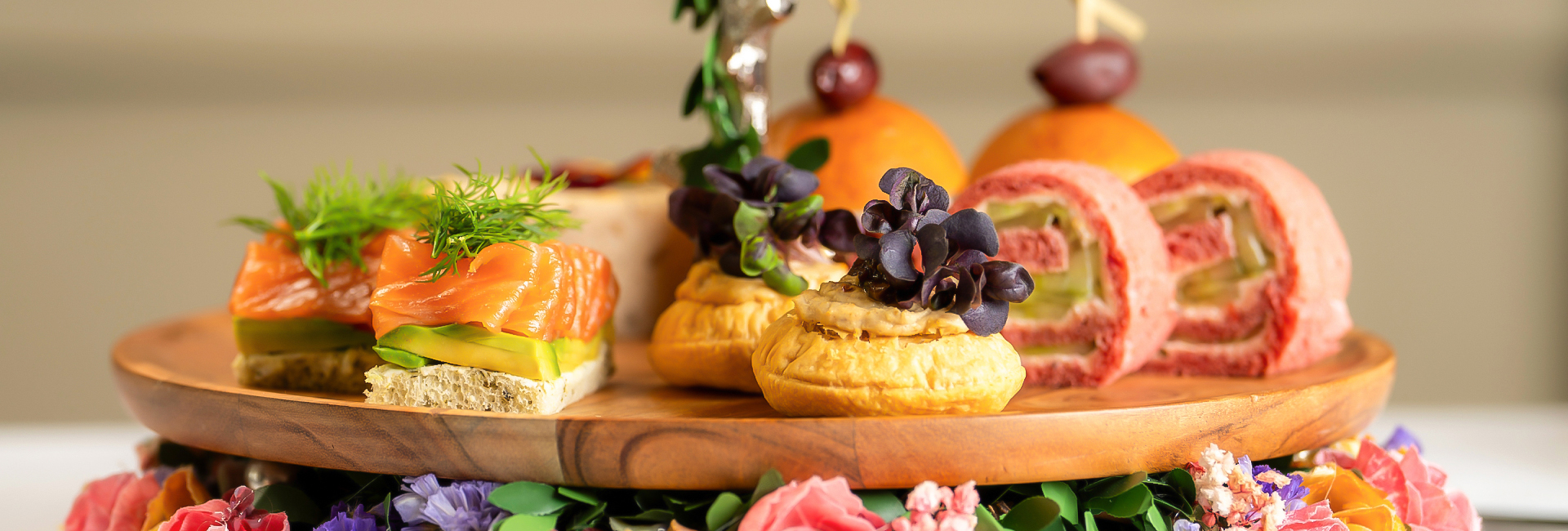 a close up of food
