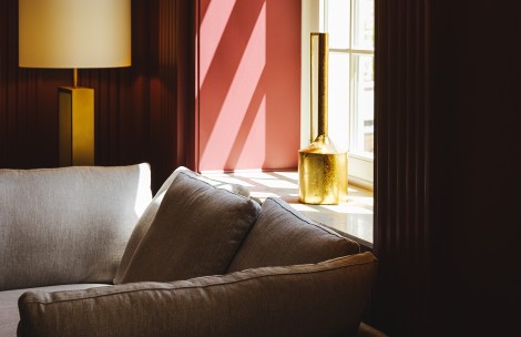 a couch in a room