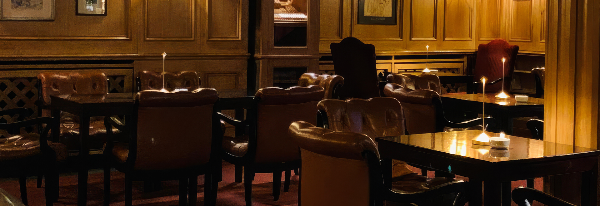 a room with chairs and a table