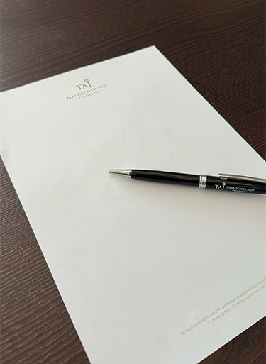a pen on a paper