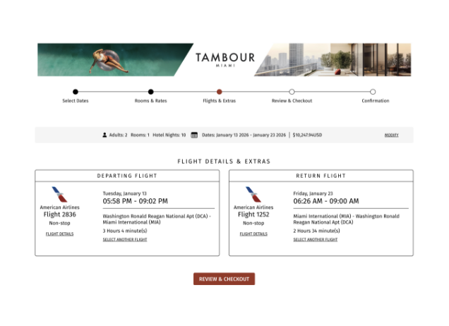 a screenshot of a flight schedule