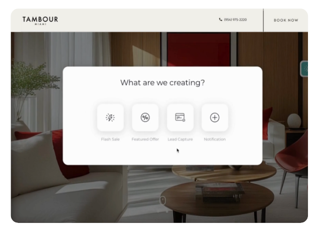 a screenshot of a homepage