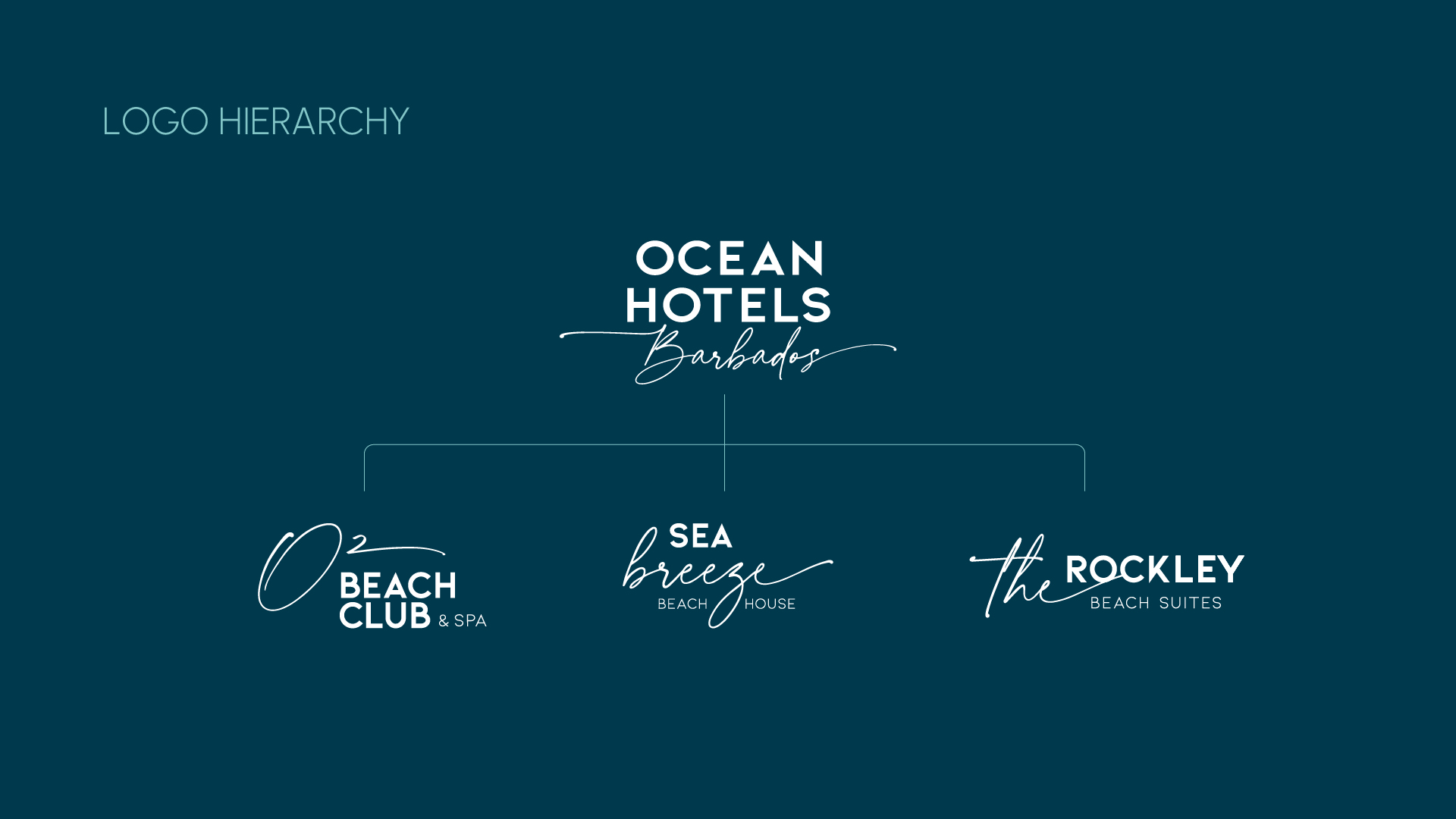 a group of white text on a blue background