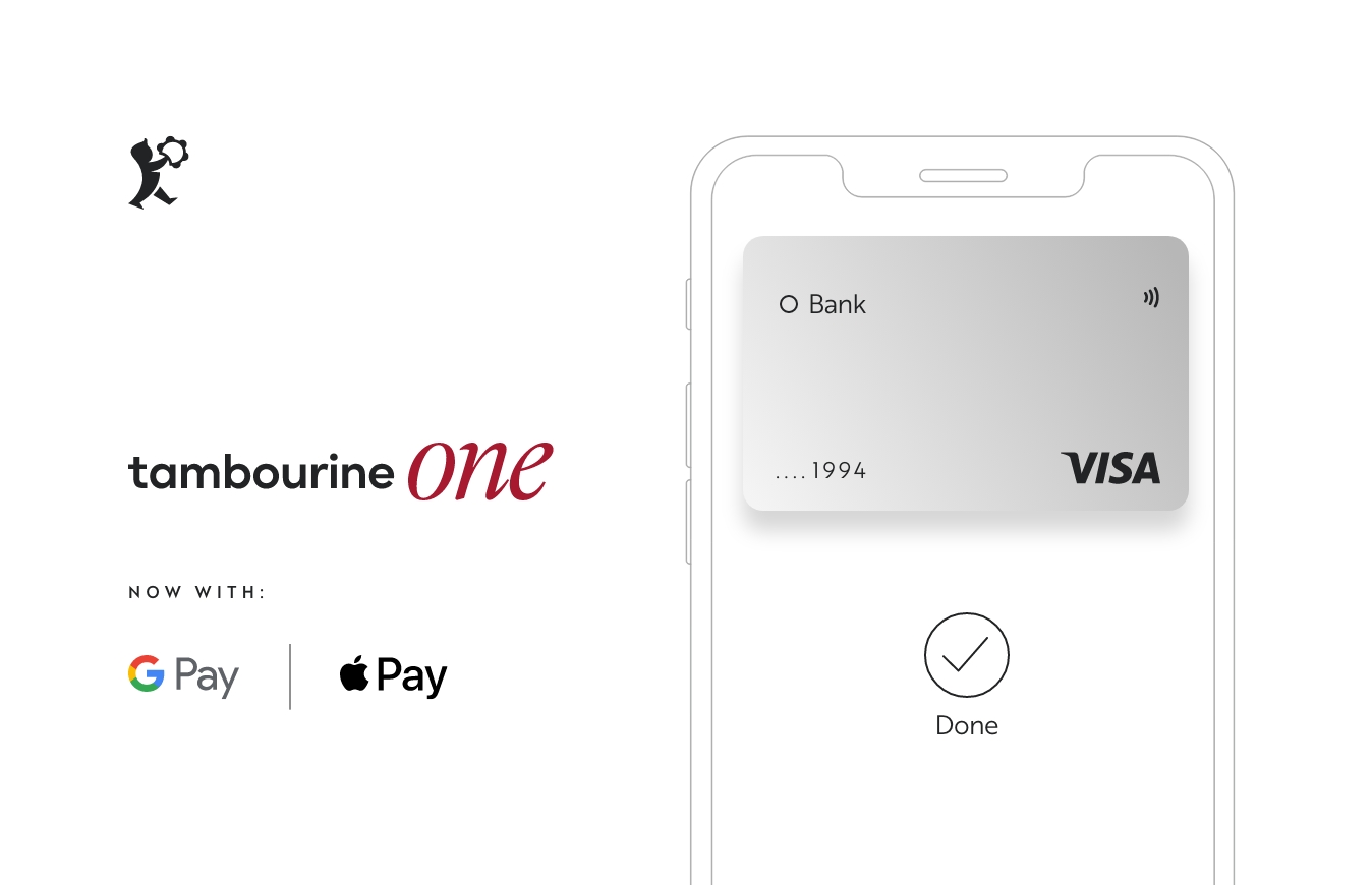 a credit card on a phone