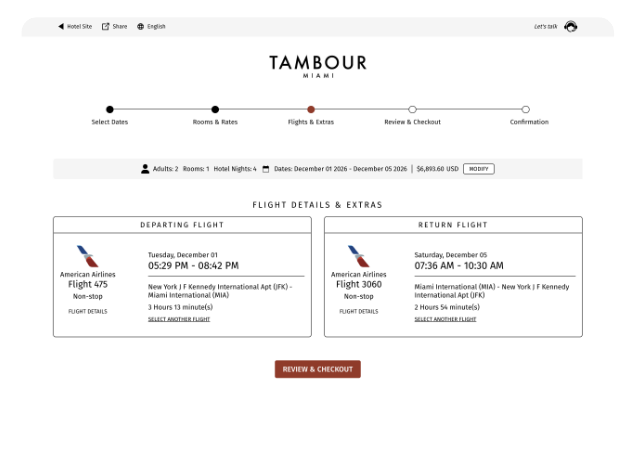 a screenshot of a flight schedule