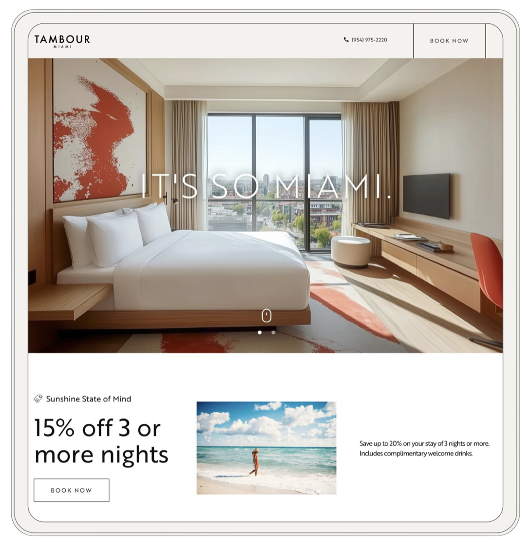 a screenshot of a hotel room