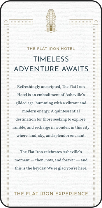 a white card with black text