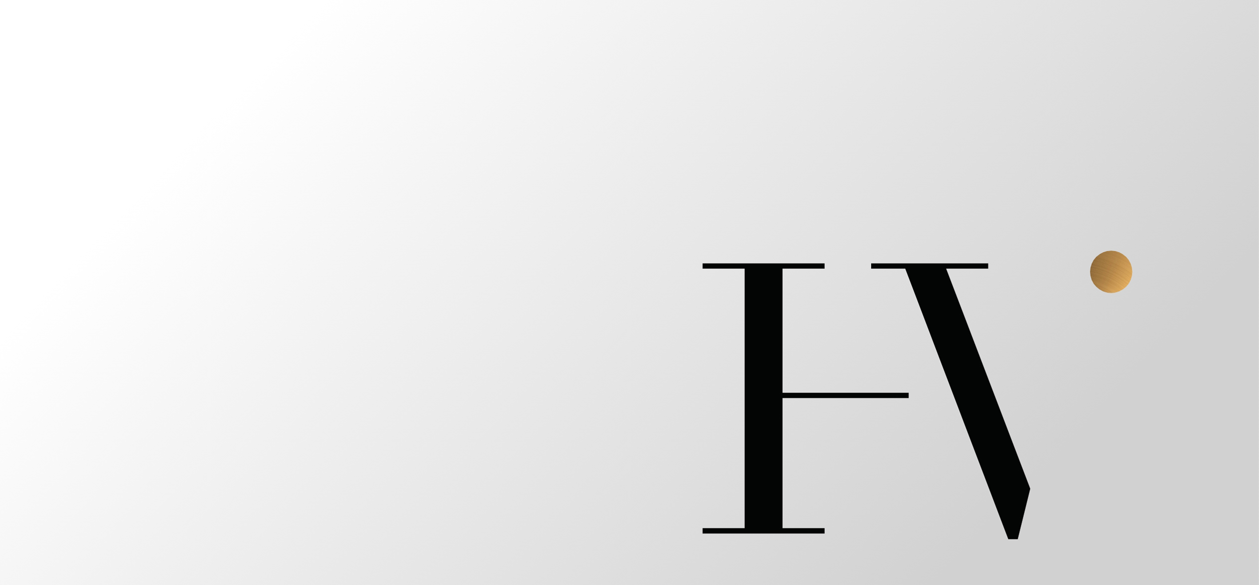 a black letter on a white background