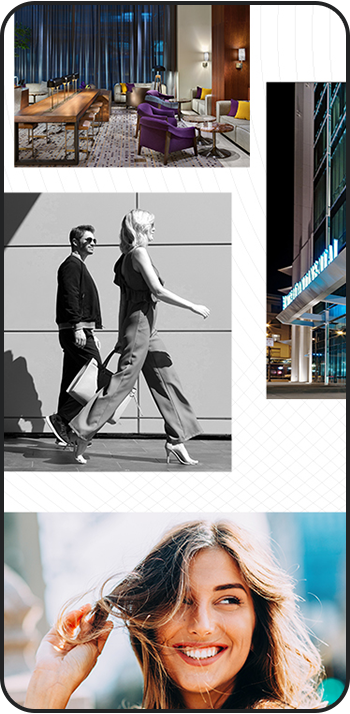 a screenshot of a man and woman walking