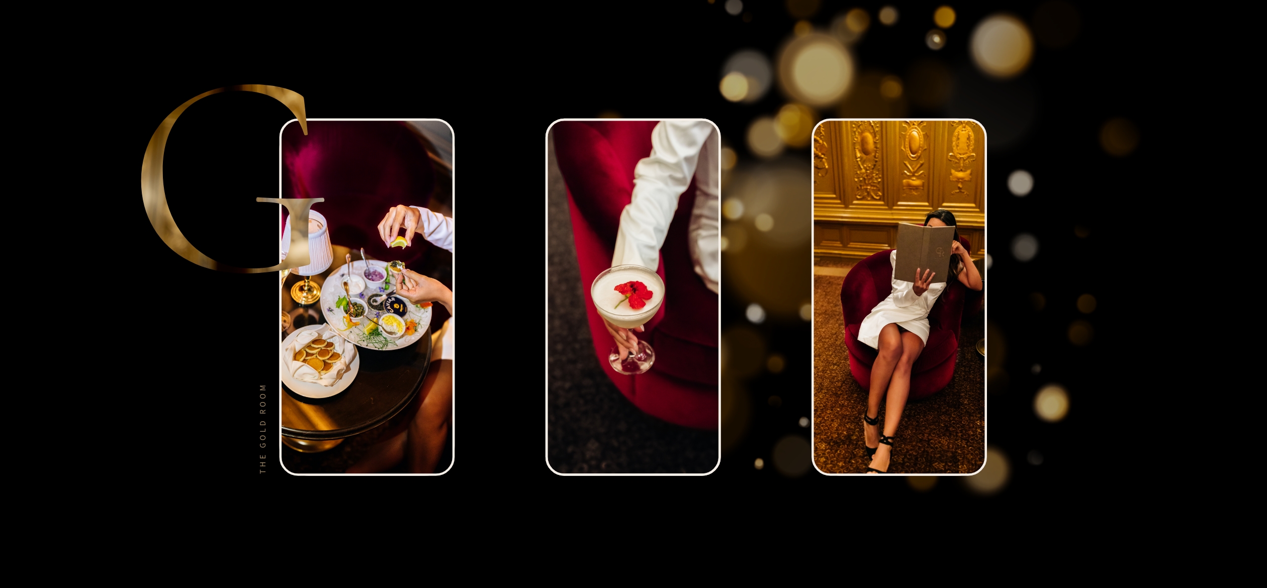 a collage of a woman eating food