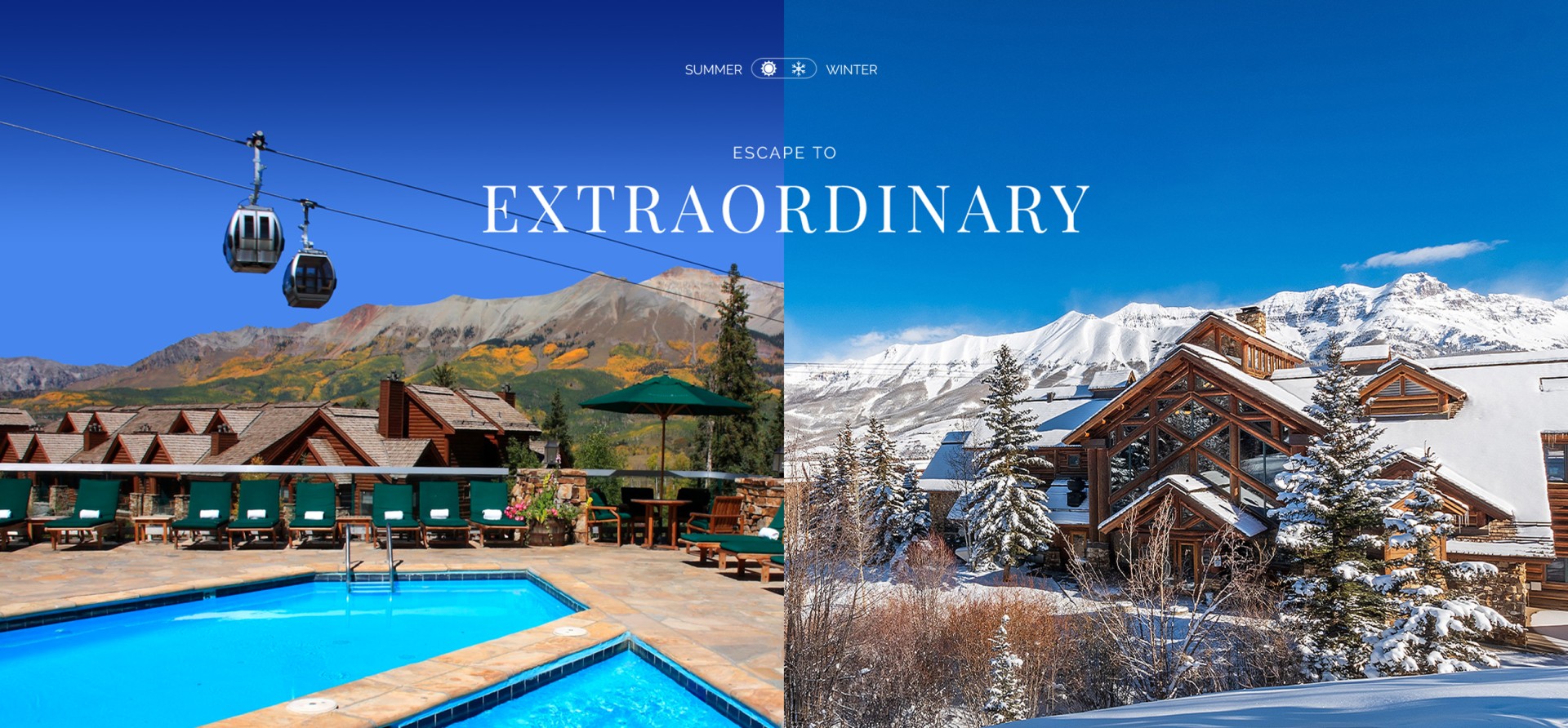 a pool and a house in the snow