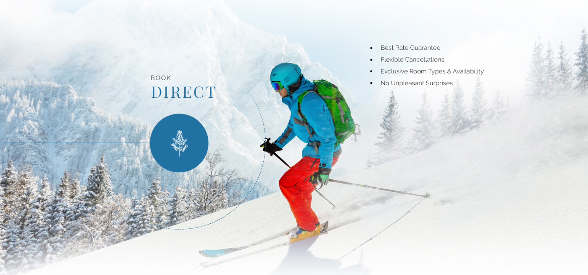 a person skiing down a snowy mountain