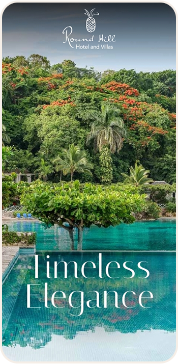 a pool with trees and a building in the background