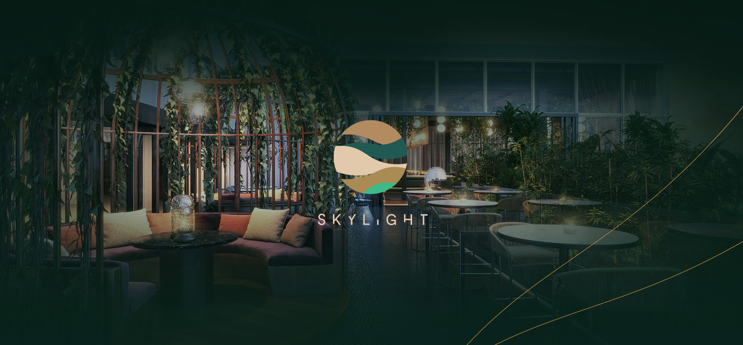 a room with tables and chairs